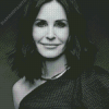 Black And White Courteney Cox Diamond Paintings