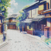 Japanese Anime Streets Diamond Paintings