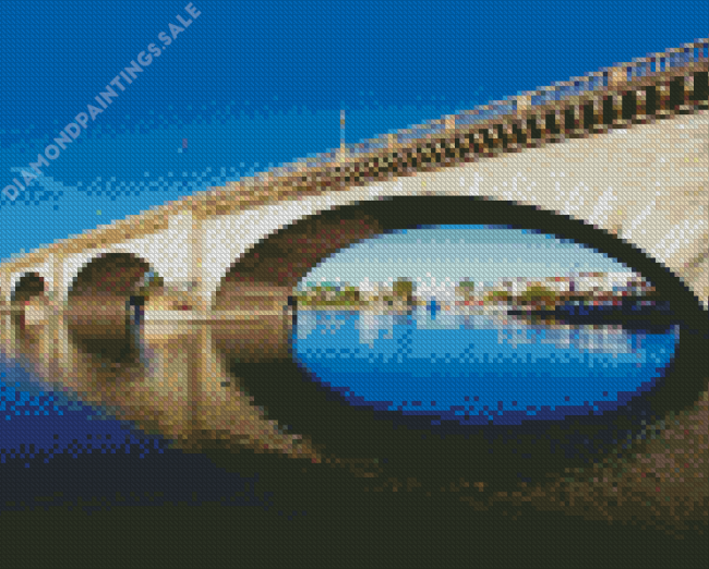 London Bridge In The Lake Diamond Paintings