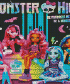 Monster High Serie Diamond Paintings