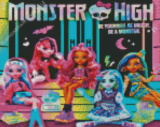 Monster High Serie Diamond Paintings