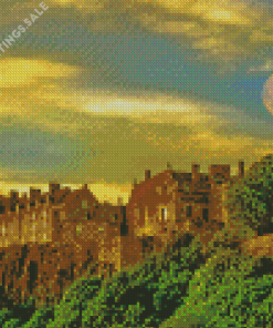 Moonlight Stirling Castle Diamond Paintings