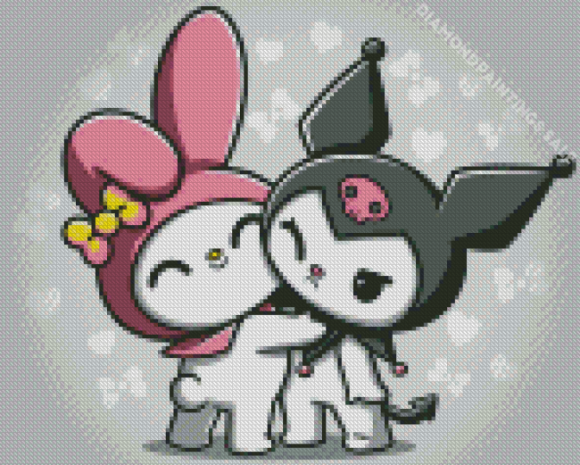 My Melody And Kuromi Diamond Paintings