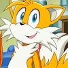 Tails From Sonic Diamond Painting