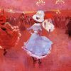 Abstract Cancan Dancers Diamond Painting