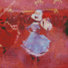 Abstract Cancan Dancers Diamond Paintings