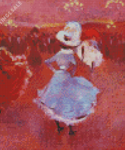 Abstract Cancan Dancers Diamond Paintings