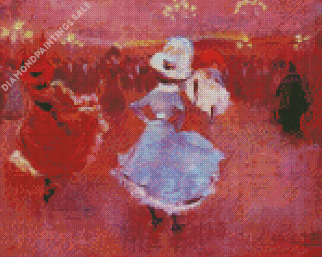 Abstract Cancan Dancers Diamond Paintings