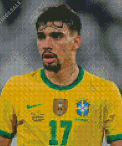 The Football Player Lucas Paquetá Diamond Paintings