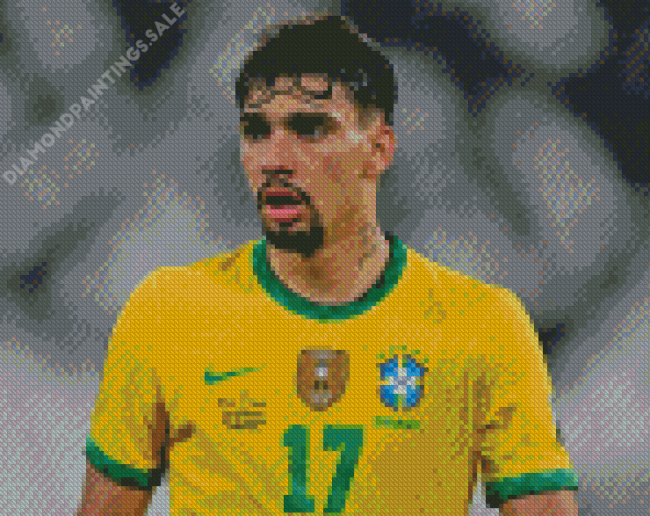 The Football Player Lucas Paquetá Diamond Paintings