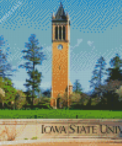 Tower Of Iowa State University Diamond Paintings