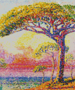 A Pine Tree By Henri Edmond Cross Diamond Painting