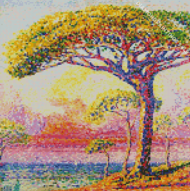 A Pine Tree By Henri Edmond Cross Diamond Painting