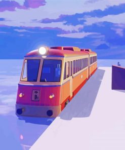 Anime Studio Ghibli Spirited Away Train Ride Diamond Painting