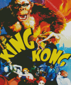 King Kong 1933 Poster Diamond Painting