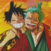 Luffy And Zoro Diamond Painting