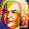 Pop Art Johann Sebastian Bach Diamond Painting