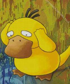 Psyduck Pokemon Art Diamond Painting