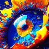 Aesthetic Sunflower Eye Diamond Painting