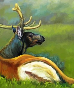 Cool Resting Deer Diamond Painting