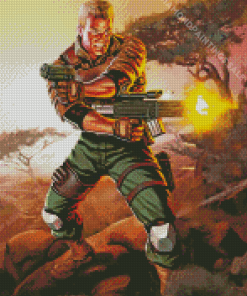 Gi Joe Character Diamond Painting