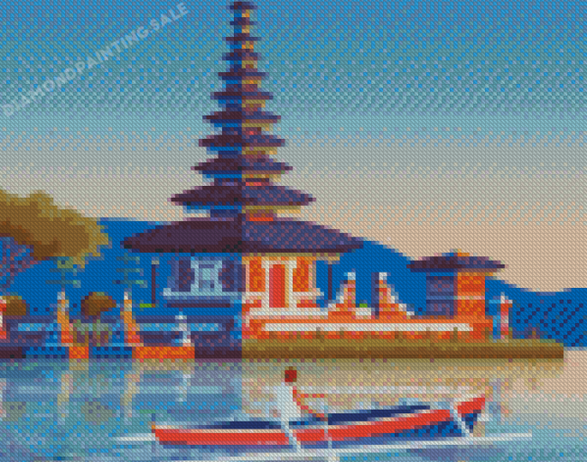 Bali Illustration Diamond Painting