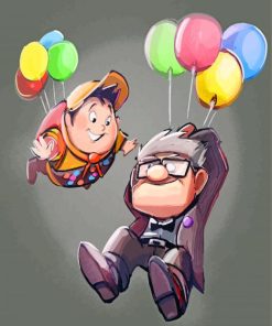 Carl Fredricksen And Russell Diamond Paintings