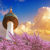 Seoul Namsan Park Tower Diamond Painting