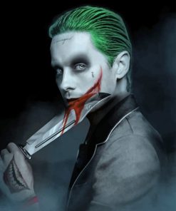 Joker Suicide Squad Bloody Face Diamond Painting