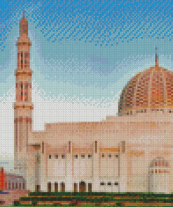 Oman Sultan Qaboos Grand Mosque Diamond Painting