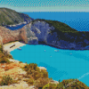 Navagio Zakynthos Landscape Diamond Painting