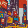 Illustration Times Square Diamond Painting