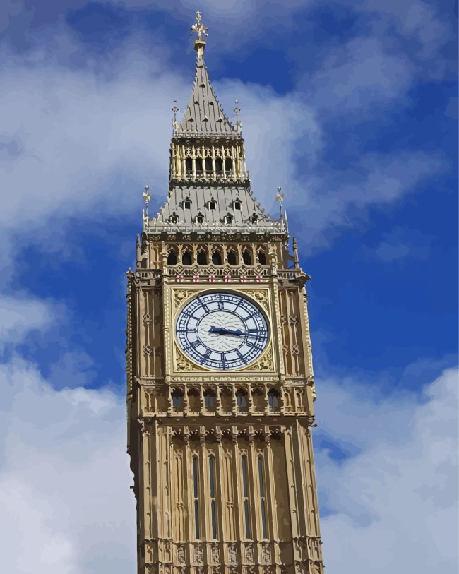 Big Ben Tower Diamond Painting