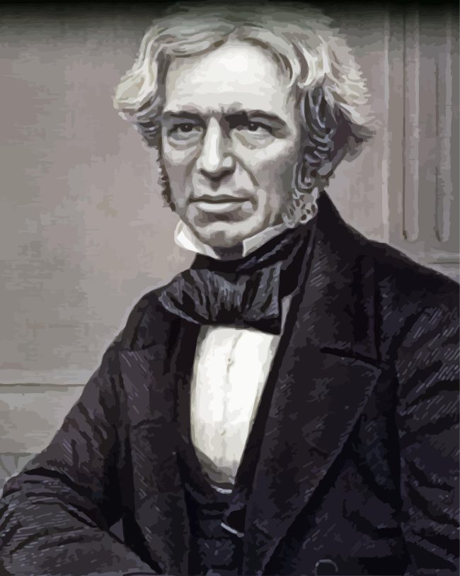 Black And White Micheal Faraday Diamond Painting