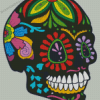 Colorful Mandala Skull Diamond Painting