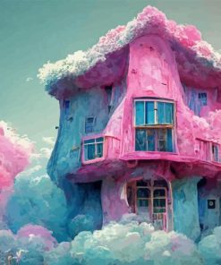 Cotton Sweet Candy House Diamond Painting