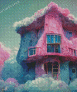 Cotton Sweet Candy House Diamond Painting