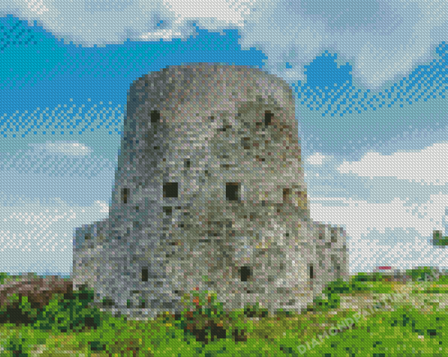 Historical Martello Tower Diamond Painting