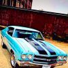 Old Muscle Car Diamond Painting