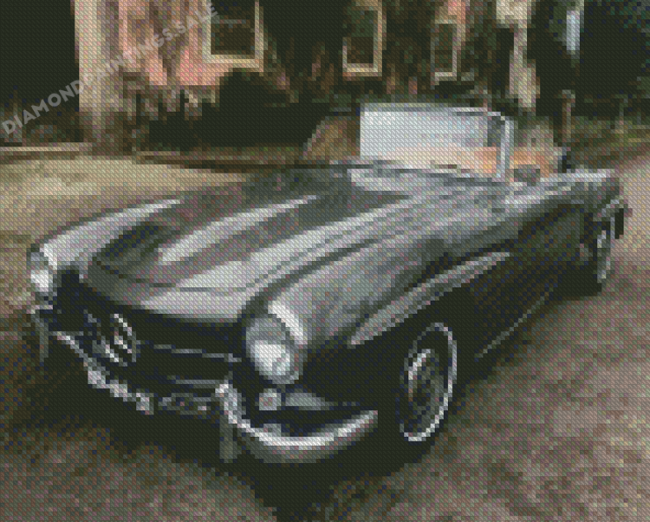 Vintage Mercedes Roadster Diamond Painting