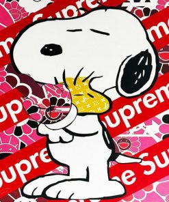 supreme snoopy diamond painting