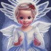 Baby Christmas Angel Diamond Paintings
