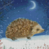 Christmas Hedgehog Diamond Painting