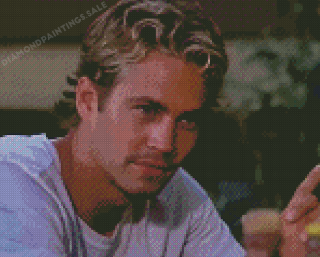 Paul Walker In Varsity Blues Diamond Painting