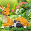 Black Rabbit And Deer Diamond Paintings