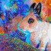 White Guinea Pig Diamond Painting