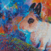 White Guinea Pig Diamond Painting