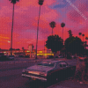 Vintage California On Sunset Diamond Painting