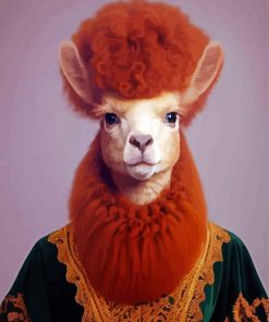 Alpaca Baroques Diamond Painting