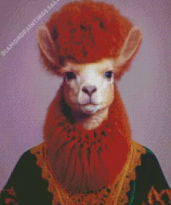 Alpaca Baroques Diamond Painting